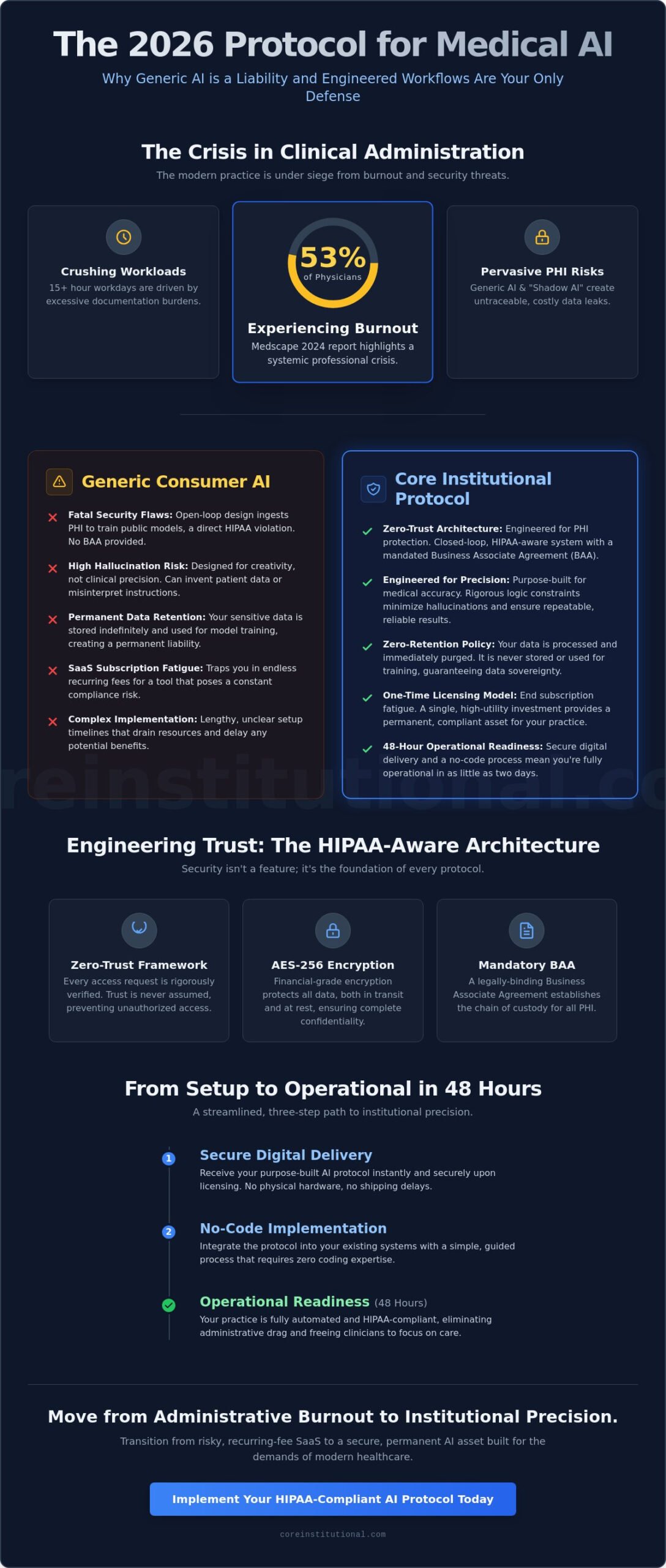 HIPAA Compliant AI Workflows for Medical Practices: The 2026 Protocol